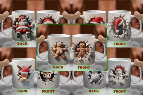 Both Side 3D Christmas Mug Wrap Bundle: A Designer's Review for Crafts