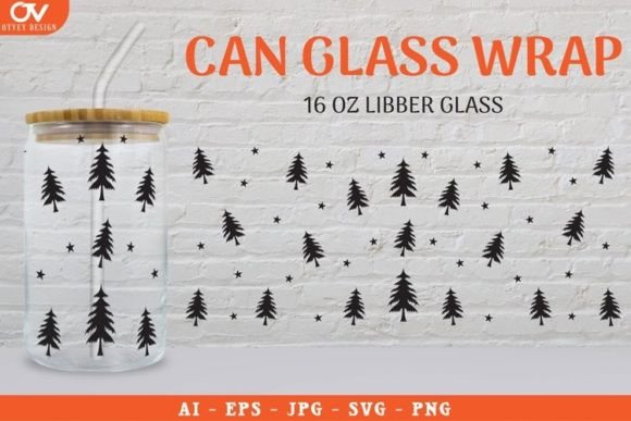 Christmas 16 Oz Libbey Beer Glass for Crafts