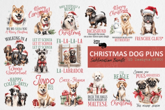 Christmas Dog Puns Sublimation Bundle Review