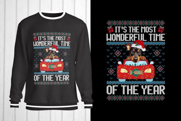 Doberman Dog Christmas Ugly Sweater Review