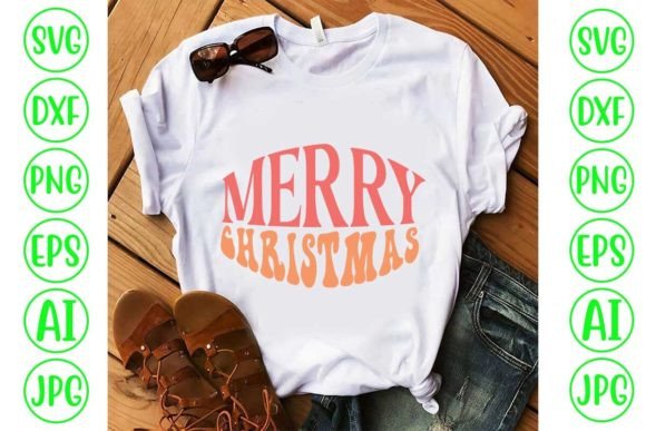 Merry Christmas Retro Svg Design: A Must-Have Freebies Asset for Bloggers