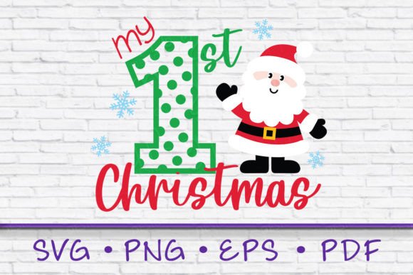 My First Christmas SVG, First Christmas for T-Shirt Designs