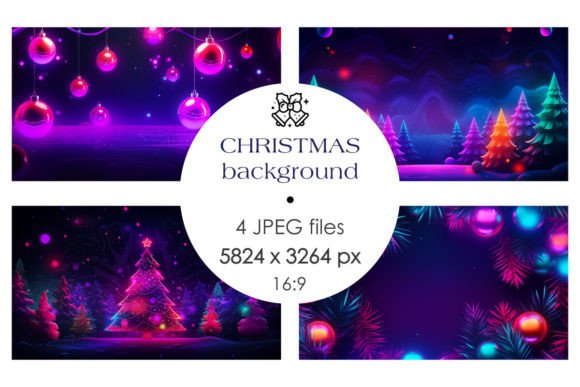 Neon Christmas Background: A Designer's Review