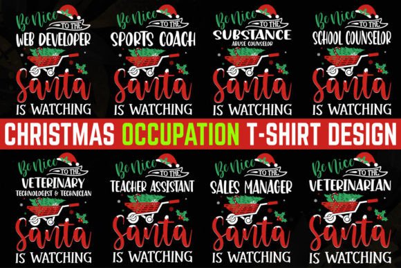 Occupation Christmas T-shirt Design 9 Review for Sellers