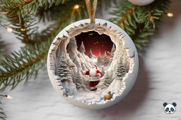 Santa Claus 3D Christmas Ornament: A Crafts Review for Sellers